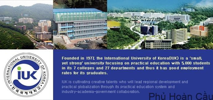 Đại học quốc tế Hàn Quốc là ngôi trường dành cho du học sinh quốc tế